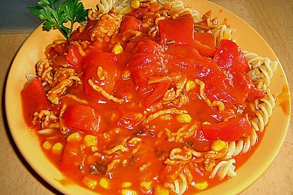 Exotische Putenhackfleisch - Zucchini - Pfanne 4