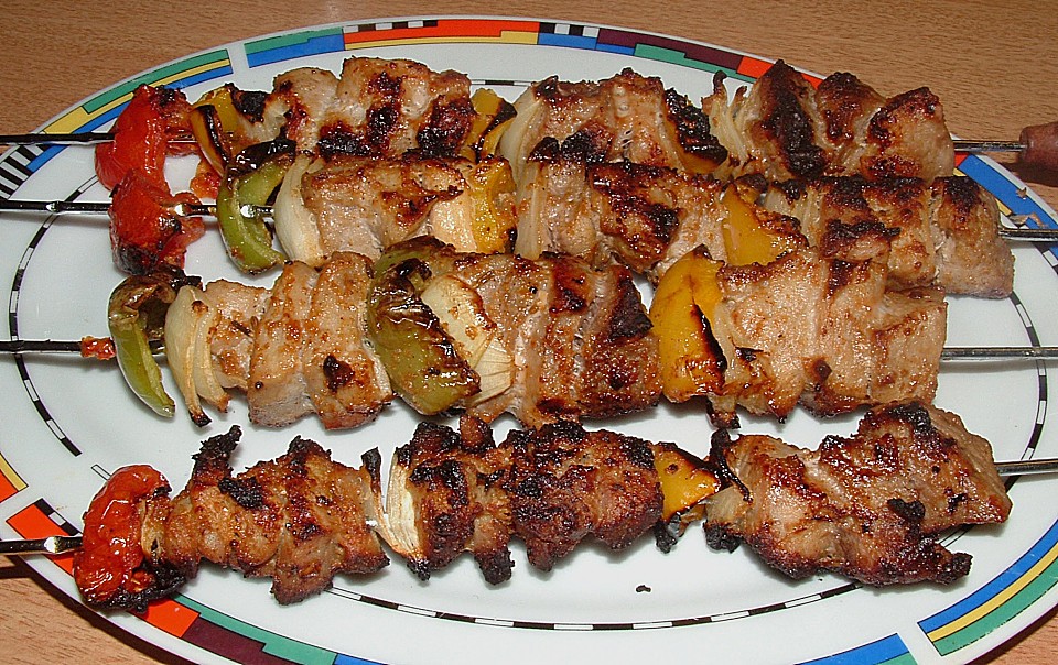 Souvlaki - Spieße gegrillt (Rezept mit Bild) von Phillip1 | Chefkoch.de