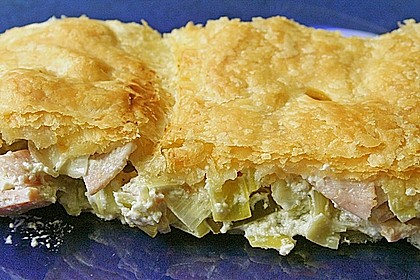 Gefüllter Blätterteig