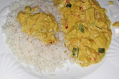 Curry - Huhn mit Kokoscreme 2