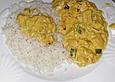 Curry - Huhn mit Kokoscreme
