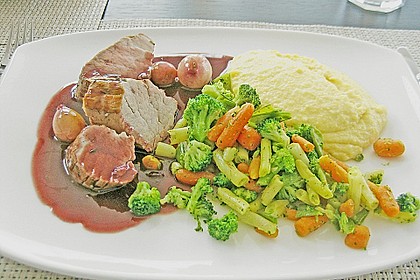 Schweinefilet in Balsamico - Sauce 4
