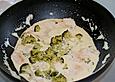 Schnitzel mit Brokkolisauce