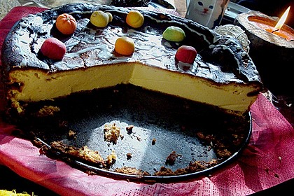 K&auml;sekuchen ohne Boden 1