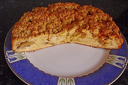 Apfelkuchen nach Omas Art mit Butterstreuseln 17