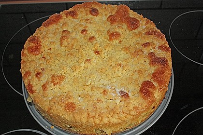 Apfelkuchen nach Omas Art mit Butterstreuseln 11