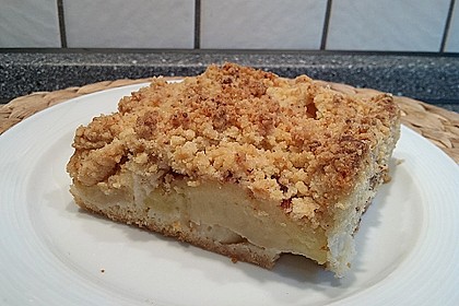 Apfelkuchen nach Omas Art mit Butterstreuseln 6