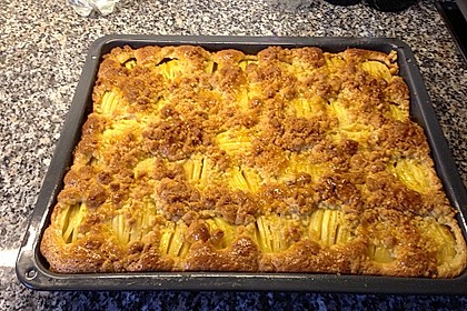 Apfelkuchen nach Omas Art mit Butterstreuseln 13