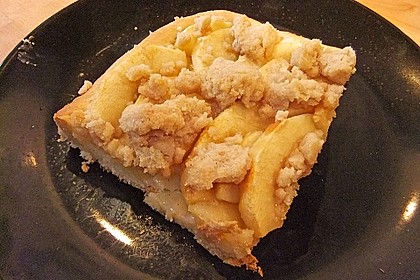 Apfelkuchen nach Omas Art mit Butterstreuseln 14