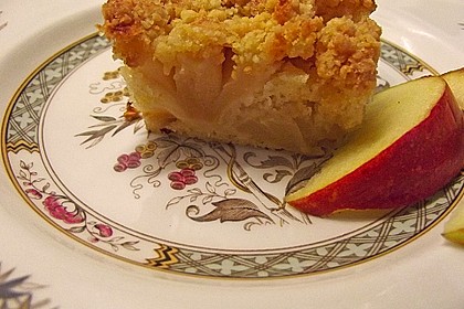 Apfelkuchen nach Omas Art mit Butterstreuseln 5