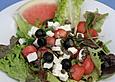 Melonen - Salat mit Schafsk&auml;se und Oliven