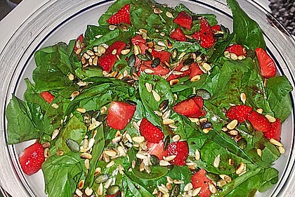Erdbeer - Spinatsalat 5