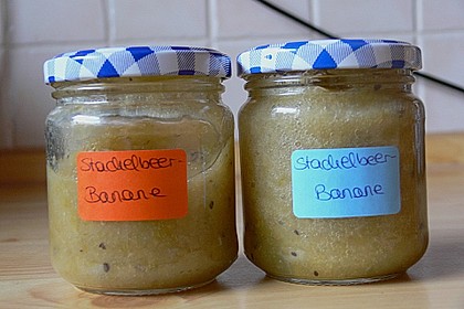 Bananen - Stachelbeer Marmelade 20