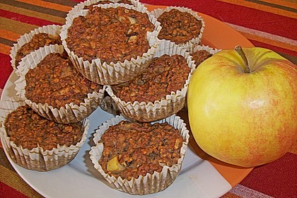 Bananen - Apfel - Muffins 1