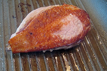 Entenbrust auf buntem Salat 1