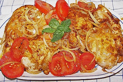 Gef&uuml;lltes H&auml;hnchenbrustfilet