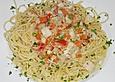 Spaghetti mit Frischk&auml;se - Seelachs - Ragout &agrave; la Marlene