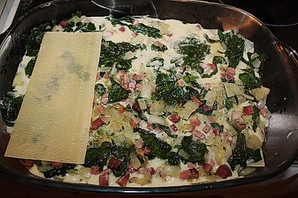 Spinatlasagne 4