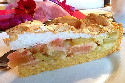 Rhabarberkuchen mit Baiser 34