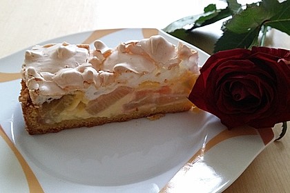 Rhabarberkuchen mit Baiser 6