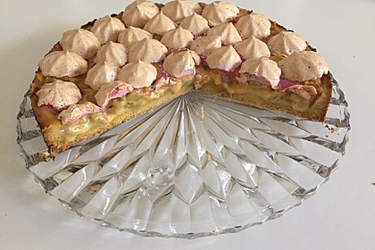 Rhabarberkuchen mit Baiser 49