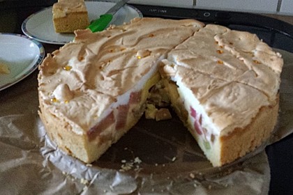 Rhabarberkuchen mit Baiser 74