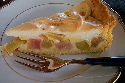 Rhabarberkuchen mit Baiser 8