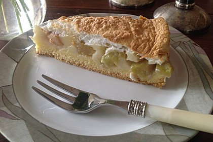 Rhabarberkuchen mit Baiser 7