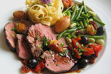 Heidschnuckenbraten mediterran