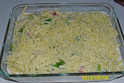 Rosenkohl, mit Tomaten und Schmelzkäse überbacken 1