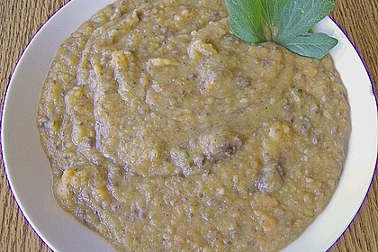 Gem&uuml;se mit Blutwurst