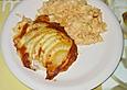 &Uuml;berbackene Melba - Schnitzel