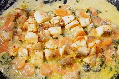 Libysche Fischpfanne mit Blauschimmelk&auml;se 3
