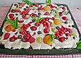 Bunter Sommerkuchen *Obstgarten im Schnee*