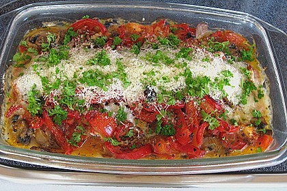 Fischauflauf italienische Art
