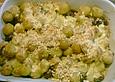 Vegetarischer Rosenkohlauflauf