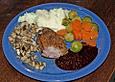 Entenbrustfilets auf Petersilien - Kartoffelbrei