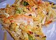 Schlemmerauflauf mit Nudeln und Lachs