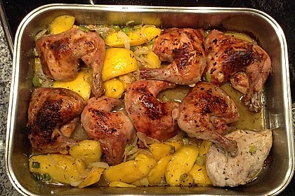 Huhn mit Mango 1