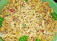 Nudelsalat mit Hackfleisch