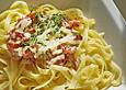 Tagliatelle mit Schinken - Sahne - Sauce