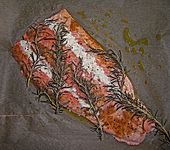 Frisches Lachsfilet  im Backofen (Bild)