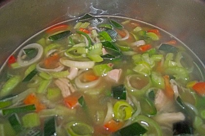 Bunte Gefl&uuml;gel-K&auml;sesuppe 6