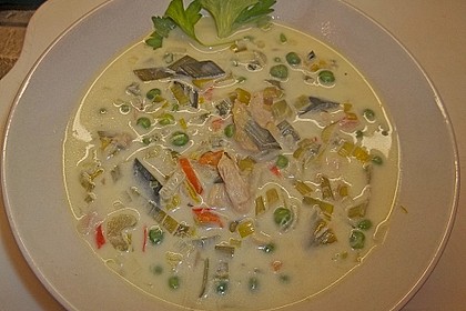 Bunte Gefl&uuml;gel-K&auml;sesuppe 7