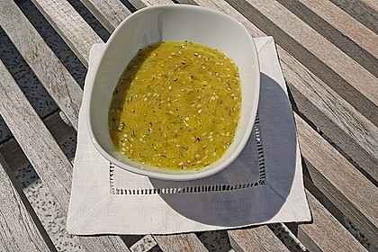 Pfirsich - Senf - Dip