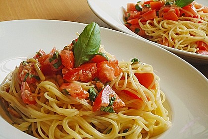 Spaghetti mit Cocktailtomaten 2
