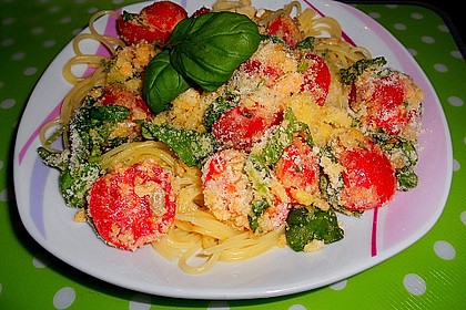 Spaghetti mit Cocktailtomaten 27