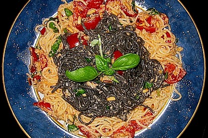 Spaghetti mit Cocktailtomaten 54