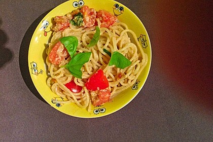 Spaghetti mit Cocktailtomaten 67