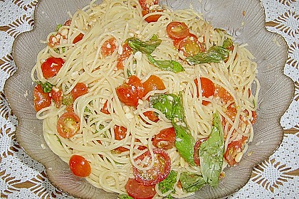 Spaghetti mit Cocktailtomaten 41